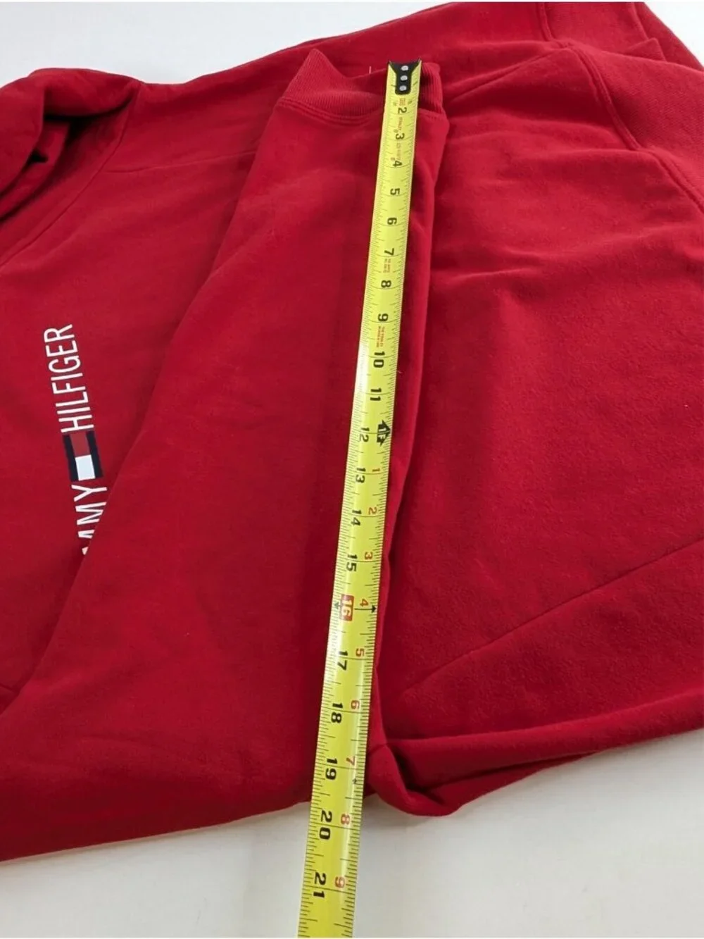 Tommy Hilfiger Sport Men’s Size XL Sweatshirt Red Fleece Crewneck Logo - NWT
